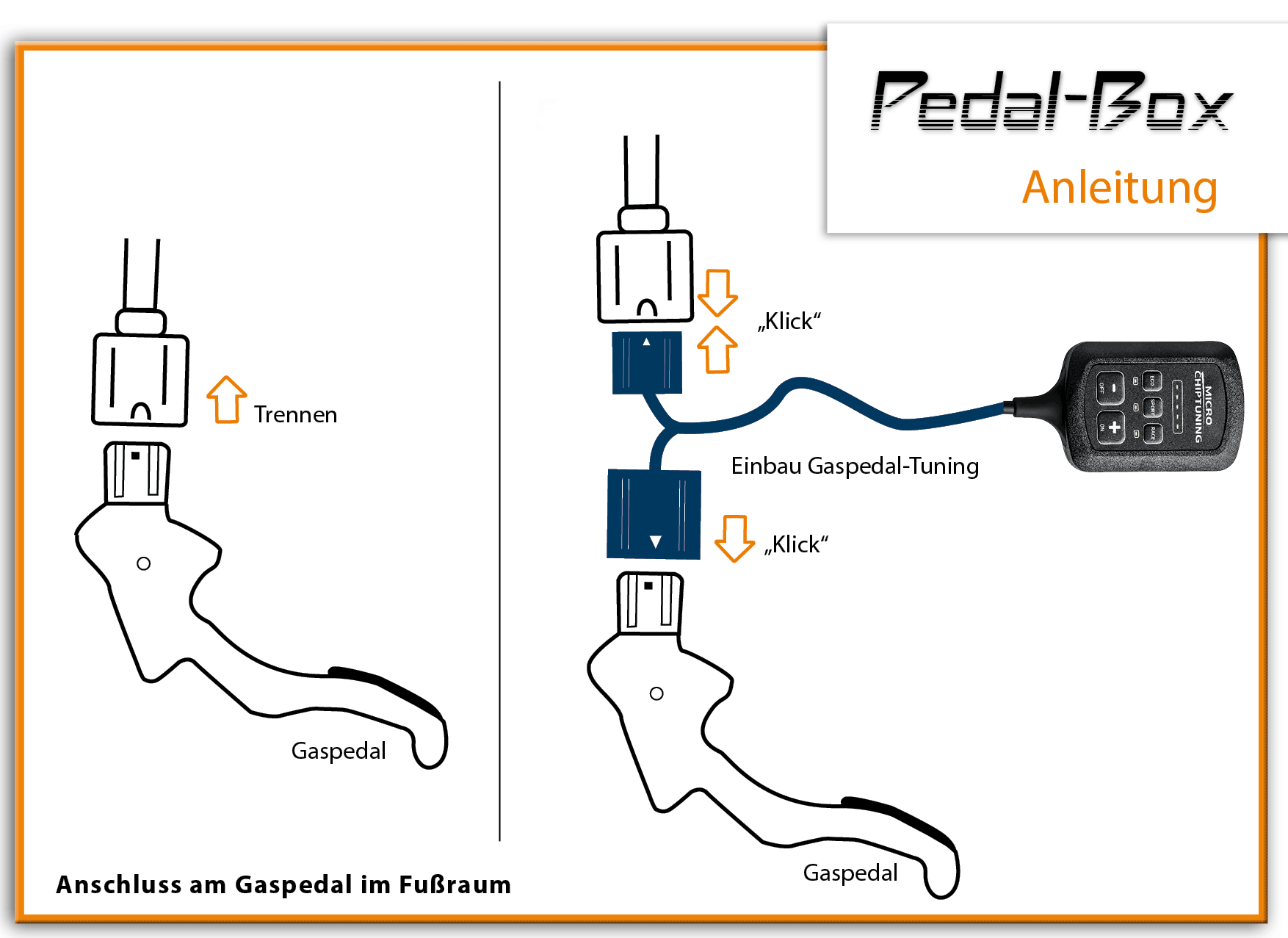 Einbauanleitung Pedalbox