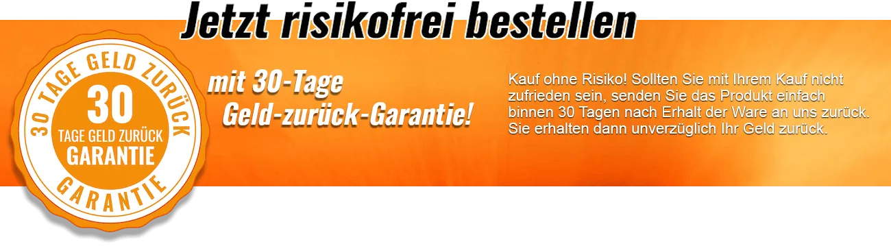 30 Tage Geld zurück Garantie